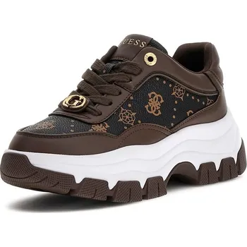 Dámské tenisky Dámské Tenisky GUESS BERRETT2 FLFBRTPEL12-BROWN – Hnědá 40
