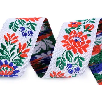 Stuha Krojová vzorovka šíře 35 mm Varianta: 1 bílá, Balení: 5 m 43874/88165/201175