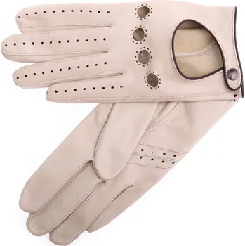 Rukavice Špongr Dámské kožené řidičské rukavice KIARA břízově hnědé Velikost: 7"