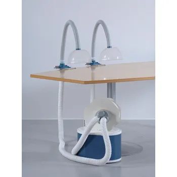 Odsávací ventilátor s filtrem, 2 odsávací ramena, vč. kulaté hubice a držáku ke stolu, typ AV 1000