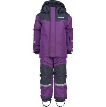 Chlapecká bunda Dětský zimní set Didriksons Skare Royal Purple I12 140