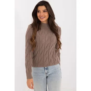 Dámský svetr Svetr Item Barva: Hnědá, Velikost: UNI