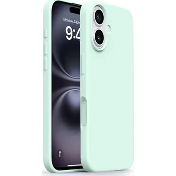 Pouzdro na mobilní telefon VSECHNONAMOBIL 123221 RUBBER MAGSAFE Silikonový kryt pro Apple iPhone 17 světle zelený