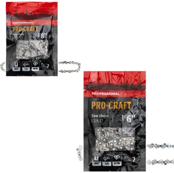 Pilový řetěz Aku ruční pilka Procraft PKA32Li sada řetězů