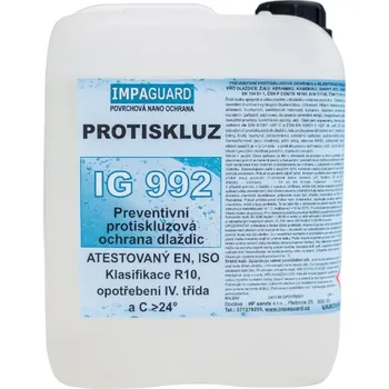 Čistič podlahy Protiskluzová ochrana dlaždic a kamene - IG 992 20 l