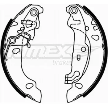 Brzdová čelist Sada brzdových čelistí TOMEX TX 21-71