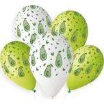 LUMA Balónky s potiskem 5ks OBYČ. Avokádo