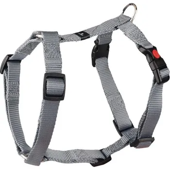 Postroj pro psa Postroj nylon Ziggy šedý 1,5x35-50cm Flamingo