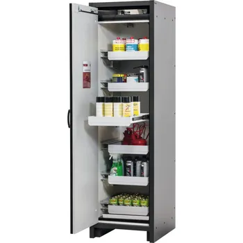 Protipožární skříň na nebezpečné látky asecos Basis-Line typ 30-66L, korpus antracit