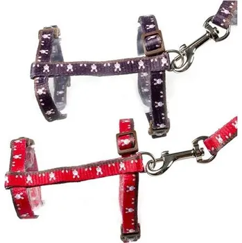 Postroj pro psa Postroj králík s vodítkem, vzor králíčci Duvoplus