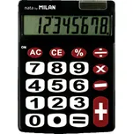 Kalkulačka MILAN stolní 8-místna 151708 černá