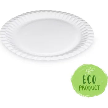 Jednorázové nádobí WIMEX Talíř papírový mělký 23 cm, 15 ks