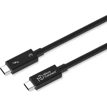 Kabel do PC MicroConnect kabel Thunderbolt 3 0.5m černá (TB3005)