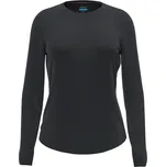 tričko s dlouhým rukávem dámské ICEBREAKER W Mer 125 Cool-Lite Sphere III LS Tee, BLACK - L