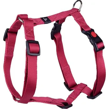 Postroj pro psa Postroj nylon Ziggy vínový 2x45-65cm Flamingo