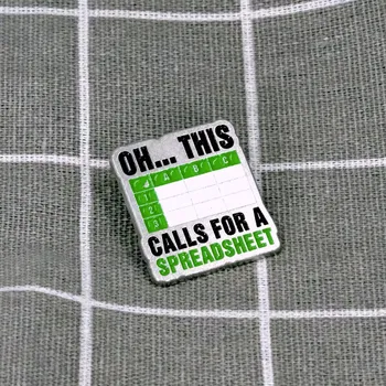 Excel - Oh... this calls for a spreadsheet / Oh... to si žádá tabulku