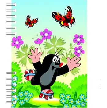 Zápisník AKIM Zápisník A6 s efektem 3D - Krtek 2