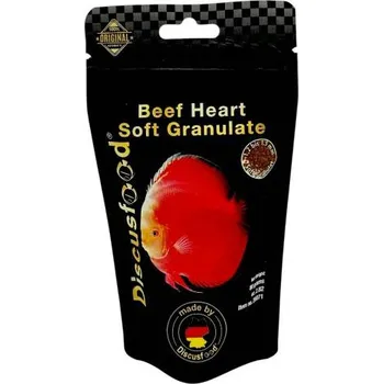 Krmivo pro rybičky Discusfood Beef Heart Soft Granulate 80g
