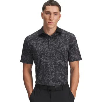 Pánské polo tričko Under Armour Playoff 3.0 Printed Polo velikost XXL Black / Castlerock