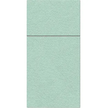 Papírový ubrousek Vrecká na príbory PAW AIRLAID 40x40 cm My monocolor light mint, 25 ks/bal
