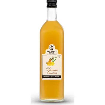 Sirup Karáskův sirup Sirup zázvorový s medem 1 litr