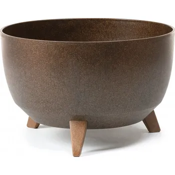 Květináč Plastová mísa pr. 40 cm LAMELA Roma Eco Coffee espresso
