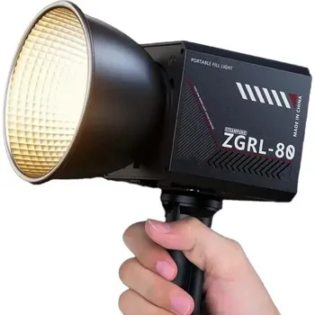 Studiové světlo ZGRL-80 LED Video Světlo Bi-Color COB Fotografické Studiové Světlo 80W, 2800K-6500K