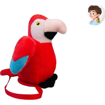 plyšák Gifty - plyšák na rameno Papoušek