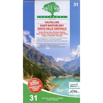 Valpelline - Saint-Barthélemy - Aosta-Valle Centrale 1 : 25 000