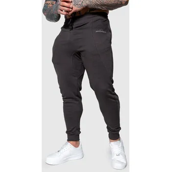 Pánské sportovní tepláky Iron Aesthetics Flexi, tmavě šedé : Barva - Šedá, Velikost - S