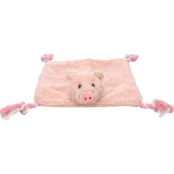 Hračka pro psa Hračka textil Poppo prase 40x40cm růžové Flamingo