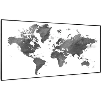 Infrazářič Klarstein Wonderwall Art Smart 700W 60x120cm Obrazový Infrapanel Černá mapa (10037871)