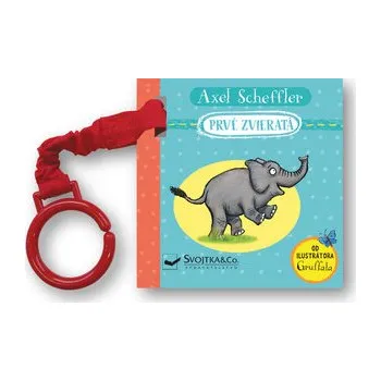 Cizojazyčná kniha Prvé zvieratá leporelo Axel Scheffler