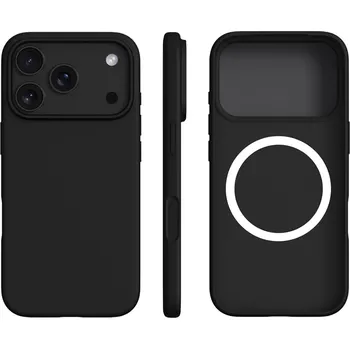 Pouzdro na mobilní telefon VSECHNONAMOBIL 123238 RUBBER MAGSAFE Silikonový kryt pro Apple iPhone 17 Pro černý