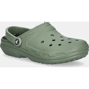 Pánské pantofle Pantofle Crocs Classic Lined Clog pánské, zelená barva, 203591, 43/44, 97X