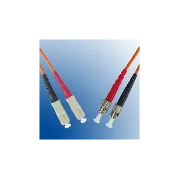 Síťový kabel MicroConnect Optical Fibre Cable ST/SC Multimode duplex OM1 2m oranžová (FIB120002)