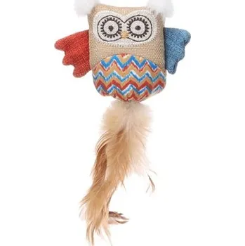 Hračka cat textil Robla sova Flamingo