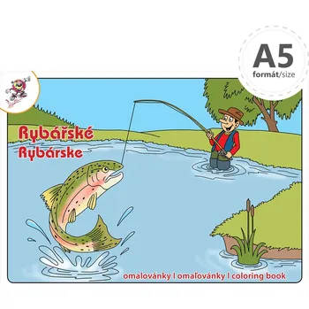 omalovánky Petr Mičánek Omalovánka A5 - Rybářské omalovánky