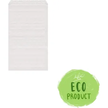 Jednorázové nádobí WIMEX Lékárenské papírové pytle bílle 8x11 cm /4000 ks/