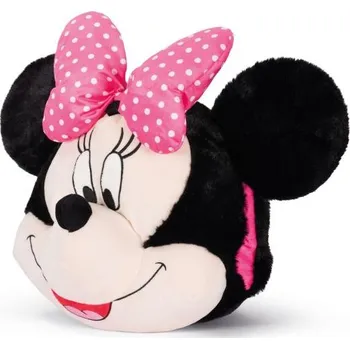 plyšák Cozy Noxxiez HW773 Minnie Mouse- hřejivý plyšový polštář 3 v 1