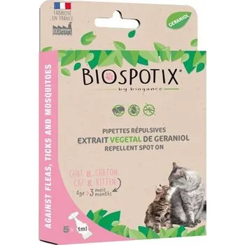 Antiparazitikum pro psa BIOGANCE Biospotix Cat spot-on 5x1 ml