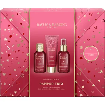 Kosmetická sada Baylis & Harding Dárková sada Midnight Cherry Set 3 ks + 2 měsíce na vrácení zboží