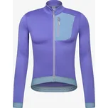 Dámský dres Isadore Alternative Eco Fleece s dlouhým rukávem tmavě fialová zelená - vel. M