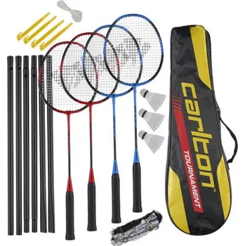 Tenisová raketa Badmintonová raketa CARLTON TOURNAMENT SET – 4 rakety + míčky + síť