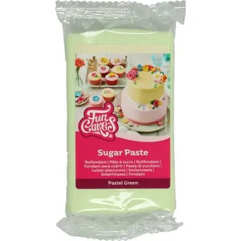 Potahový fondán FunCakes | Paste Pastel Green - zelený 250g | Skvělé pro Váš domácí dort