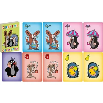 Karetní hra Karty Akim Černý Petr - Krtko a kamarádi