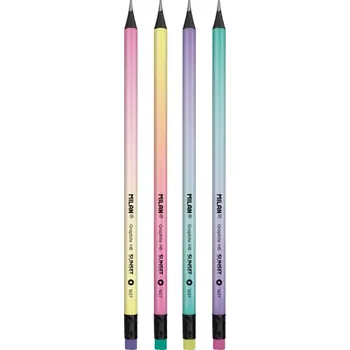 Grafitová tužka Tužka grafitová MILAN HB 2,2 mm 2 ks + 2 gumy Super Heroes Space - blistr