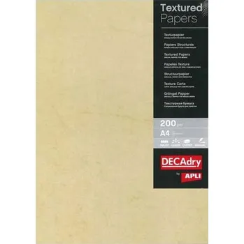 Papír pro tiskárny APLI Předtištěný papír, A4, 200 g, APLI, havana