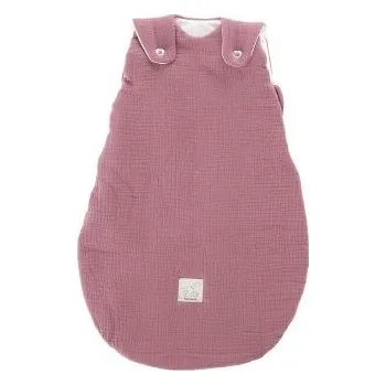 Příslušenství pro dětskou postel a kolébku Träumeland TRÄUMELAND Vnější spací pytel Liebmich Musselin Pflaume 56/62