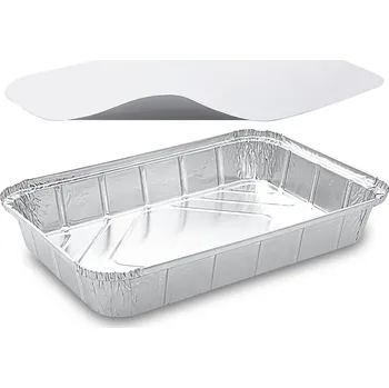 WIMEX Miska hranatá ALU 2000 ml včetně víčka / 10ks /